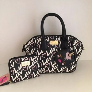Luv betsey mini satchel set